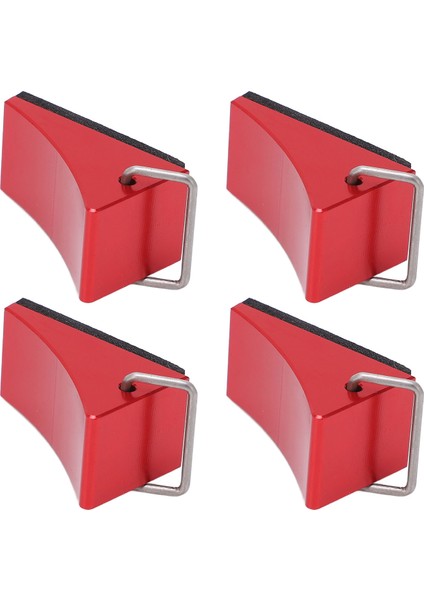 4 Adet Rc Model Araba Tekerlek Takozu Iyi Sabitleme Anti Kayma Alt Rc Alüminyum Alaşım Jant Takozu Redcat Gen8 Eksenel SCX10 Kırmızı (Yurt Dışından) modelleri