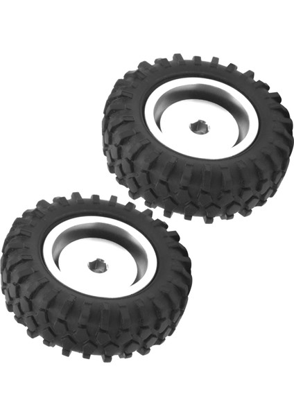 2 Adet Kamyon Tekerleği Ka Lastik 55MM Çap Alüminyum Alaşımlı Wpl D12 1/10 Rc Araba Için Uygun Gümüş (Yurt Dışından) fırsatları