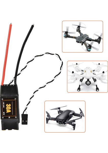 Rc Uçak ve Multirotor Modeli Için 30A Fırçasız Hız Kontrolü (Yurt Dışından) fırsatları