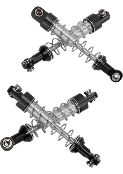 Wpl C14 Rc Araba Yükseltme Parçaları Için 2 Çift Rc Metal Evrensel Amortisör Damperi Seti ve Amortisör Montajısiyah (Yurt Dışından) modelleri