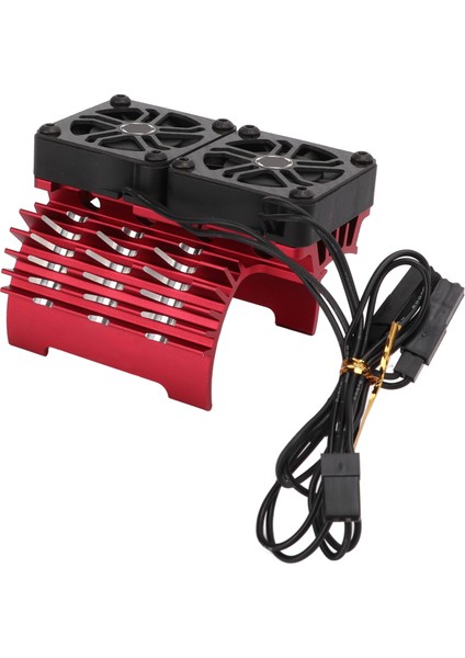 55/56/58MM Fırçasız Motor Soğutma Fanı Çift Fan Motor Isı Emici Radyatör 1/5 Uzaktan Kumandalı Araba Için 8.4V 16000RPMRED (Yurt Dışından) fırsatları
