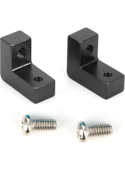 2 Adet Servo Plaka Alüminyum Alaşımlı Servo Montajı Rgt 136100 1/10 Rc Araba Için Uygun Siyah 680023BL (Yurt Dışından)