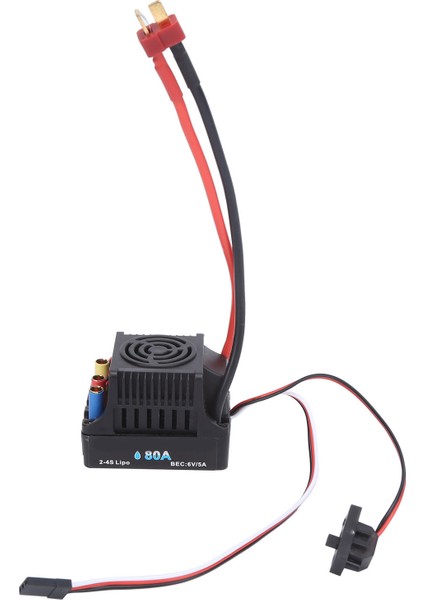 Rc 80A Fırçasız Su Geçirmez Esc Hız Kontrol Cihazı 1/8 Rc Araba Yükseltme Parçaları Için (Yurt Dışından) fırsatları