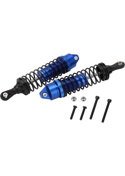 2 Adet Alüminyum Alaşım Ön Arka Amortisörler Için Yedek Parça Jlb 1/10 Araba Kamyon Seriesdark Mavi (Yurt Dışından)