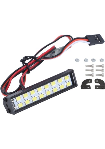 16 Adet Lamba Boncuğu Rc Araba Tavan Lambası Rc Paletli Evrensel LED Işık Çubuğu Aksesuar Uzunluğu 55MM (Yurt Dışından)