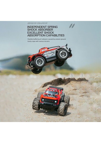 Uzaktan Kumanda Araba 2.4 Ghz 1/20 Tüm Arazi Uzaktan Kumanda Kısa Kamyon 25 Km/saat Yüksek Hızlı Off Road Araba ile LED Işık Tam Oransal Gaz Kelebeği 2 Pil (Yurt Dışından) fırsatları