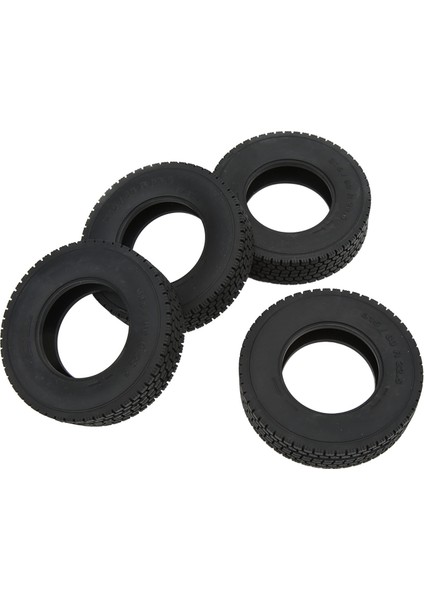 Tamiya 1/14 Rc Römork Yükseltme Parçaları Için 4 Adet Rc Ön ve Arka Lastik Lastikler 22MM Genişlik Tekerlek Lastikleri (Yurt Dışından) modelleri