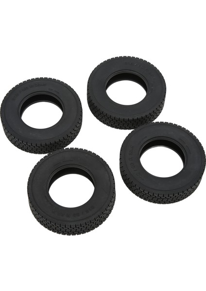 Tamiya 1/14 Rc Römork Yükseltme Parçaları Için 4 Adet Rc Ön ve Arka Lastik Lastikler 22MM Genişlik Tekerlek Lastikleri (Yurt Dışından) fırsatları