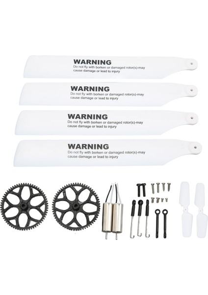 Motor Bıçak Dişli Parça Kiti Wltoys Xk K110S Uzaktan Kumanda Uçak Rc Helikopter Parçaları (Yurt Dışından)