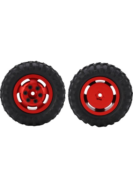 Adet/takım 55MM Metal Jant Lastikleri Seti Axıal SCX24 1/24 Rc Araba Jantı Ka Lastikkırmızı (Yurt Dışından)