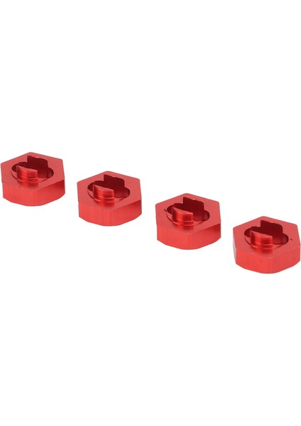 4 Adet Tekerlek Hex Hub Adaptörü Alüminyum Alaşım Jant Hex Çoğaltıcı Traxxas Latrax Teton 1/18 Rc Kamyon Kırmızı (Yurt Dışından) fiyatları