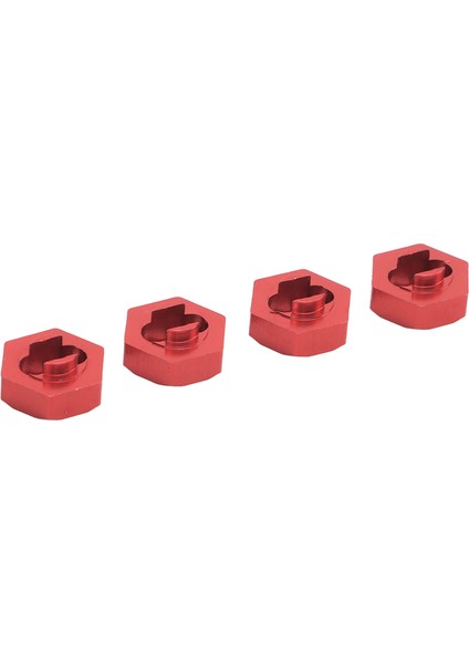 4 Adet Tekerlek Hex Hub Adaptörü Alüminyum Alaşım Jant Hex Çoğaltıcı Traxxas Latrax Teton 1/18 Rc Kamyon Kırmızı (Yurt Dışından) modelleri