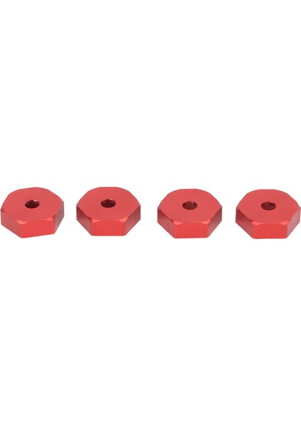 4 Adet Tekerlek Hex Hub Adaptörü Alüminyum Alaşım Jant Hex Çoğaltıcı Traxxas Latrax Teton 1/18 Rc Kamyon Kırmızı (Yurt Dışından) fırsatları