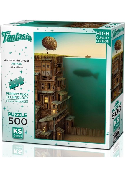 Yer Altında Yaşam 500 Parça Puzzle -Ks Puzzle