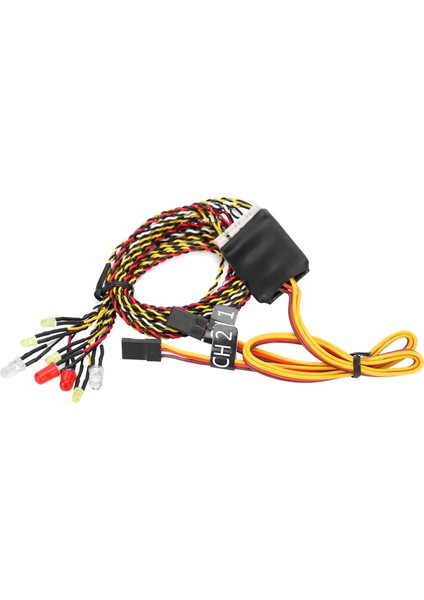 Rc Paletli Araç 8led Bağlantı Işık Grubu Aksesuarları SCX10 D90 1/8 1/10 Rc Araba Için (Yurt Dışından) fiyatları