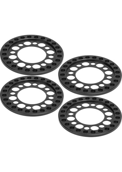 4 Adet Rc Tekerlek Jant Halkası Beadlock Jant Yedek Halka Eksenel SCX10 90046 Traxxas Trx4 1/10 Rc Araba Siyah (Yurt Dışından) fiyatları
