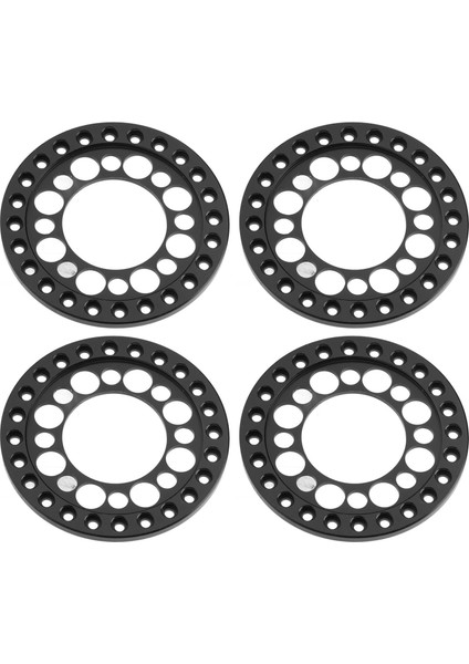 4 Adet Rc Tekerlek Jant Halkası Beadlock Jant Yedek Halka Eksenel SCX10 90046 Traxxas Trx4 1/10 Rc Araba Siyah (Yurt Dışından) modelleri