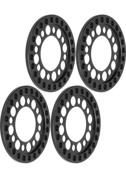 4 Adet Rc Tekerlek Jant Halkası Beadlock Jant Yedek Halka Eksenel SCX10 90046 Traxxas Trx4 1/10 Rc Araba Siyah (Yurt Dışından) fırsatları
