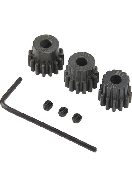 M1 Pinyon Dişli Setleri Sertleştirilmiş Çelik Anti Pas 13T 14T 15T 5mm Rc Araba Motoru Pinyon Dişli Seti 1:8 Model Rc Araba Için (Yurt Dışından) fırsatları