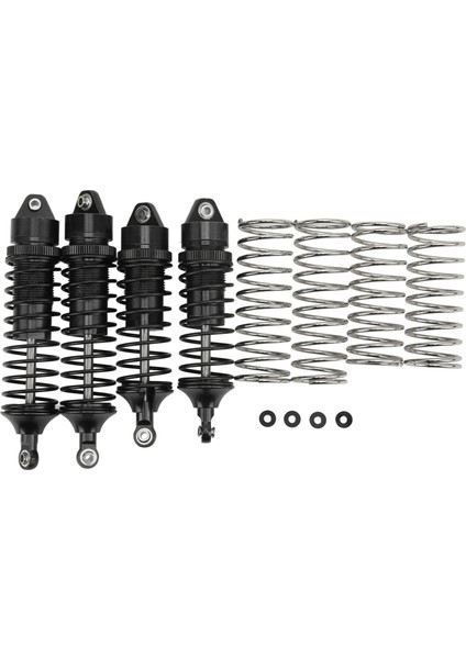 4 Adet Alüminyum Ön ve Arka Rc Amortisör Losi Lasernut U4 Mukavemetli 1/10 Off Road Carsblack (Yurt Dışından)