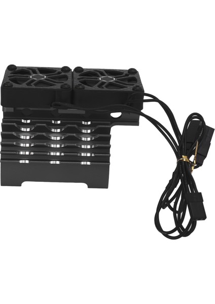 55/56/58MM Fırçasız Motor Soğutma Fanı Çift Fan Motor Isı Emici Radyatör 1/5 Uzaktan Kumandalı Araba Için 8.4V 16000RPMSIYAH (Yurt Dışından) fiyatları