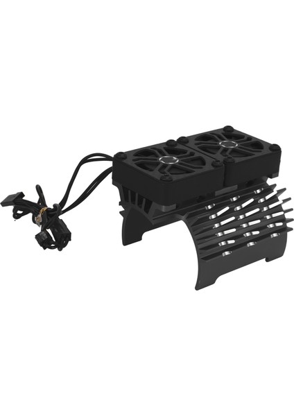 55/56/58MM Fırçasız Motor Soğutma Fanı Çift Fan Motor Isı Emici Radyatör 1/5 Uzaktan Kumandalı Araba Için 8.4V 16000RPMSIYAH (Yurt Dışından) modelleri