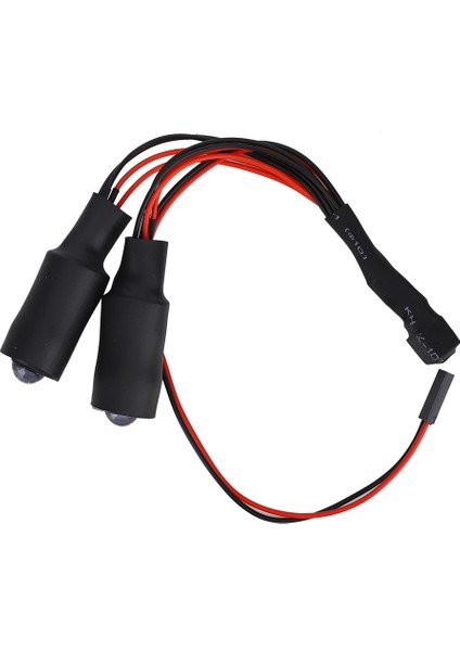 1/10 Rc Crawler Axial SCX10 RC4WD D90 Jeep/wrangler/rubiconwhite Yeşil Için LED Far Işığı (Yurt Dışından)