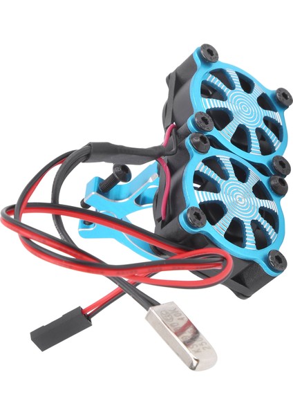Çift Soğutma Fanı Ayarlanabilir Motor Radyatörü Için Yedek Parça Yükseltme Trx4 1/10 Rc Carblue (Yurt Dışından) modelleri