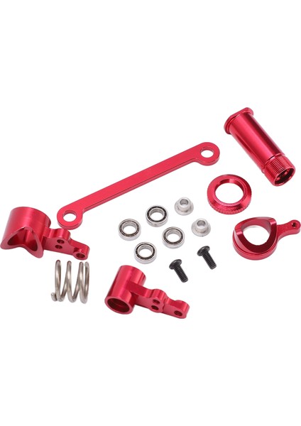 Rc Direksiyon Mafsalı Montaj Takımı Alüminyum Alaşımlı Lc Racıng 1/14 Rc Araba Kamyon Paletli Oyuncaklar Kırmızı (Yurt Dışından) indirimleri