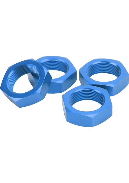 4 Adet 24MM Tekerlek Altıgen Göbek Somunu Alüminyum Alaşımlı Yüksek Mukavemetli 24MM Altıgen Göbek Somunu Arrma 1/5 Outcast Kraton 8s Koyu Mavi (Yurt Dışından) modelleri