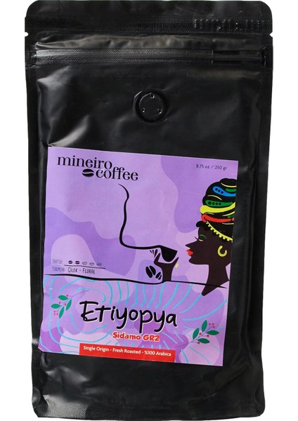 Coffee Etiyopya Sidamo Single Origin French Press Kahve 250 gr