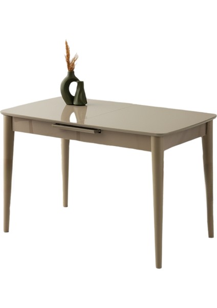 Milano Cappicino Highgloss Açılır 120X70 Masa (Açılımış Ölçüsü 150X70)