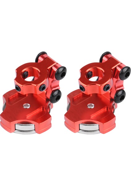 2 Adet Model Araç Aksesuarları Metal Manyetik Stealth Vücut Mesaj Dağı Rc Araba Için (Kırmızı) (Yurt Dışından)