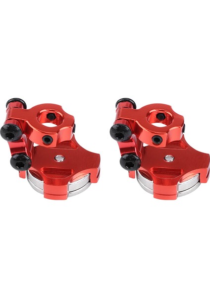 2 Adet Model Araç Aksesuarları Metal Manyetik Stealth Vücut Mesaj Dağı Rc Araba Için (Kırmızı) (Yurt Dışından)