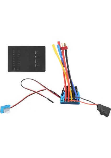 80A Fırçasız Esc Programlayıcı Kart Kiti 1/10 1/12 Uzaktan Kumandalı Araba Paletli Tekne Parçaları Için (Yurt Dışından)