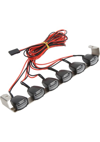 Rc Işık Çubuğu LED Işıkları Kare Tavan Lambası Dıy Far SCX10 1/10 Rc Araba Tırmanma Aracı Için6 Işık (Yurt Dışından) modelleri