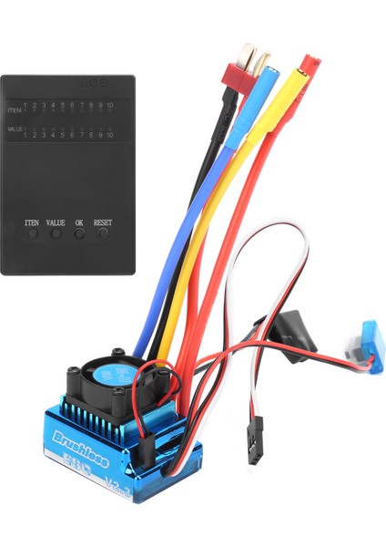 80A Fırçasız Esc Programlayıcı Kart Kiti 1/10 1/12 Uzaktan Kumandalı Araba Paletli Tekne Parçaları Için (Yurt Dışından)