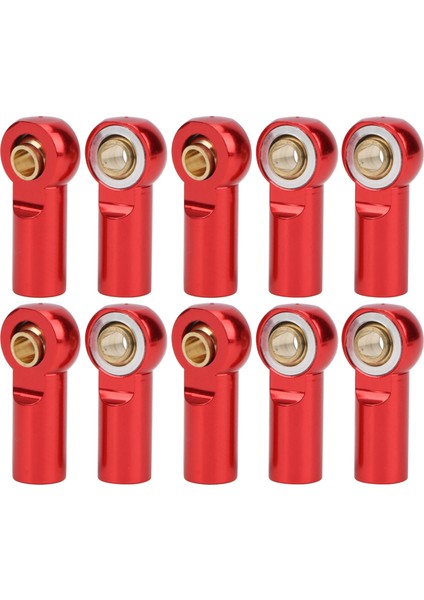 10 Adet Rc Araba Çekme Bağlantı Çubuğu Metal Bilyalı Bağlantı Aksesuarı Axıal SCX10 1/10KIRMIZI (Yurt Dışından) fiyatları