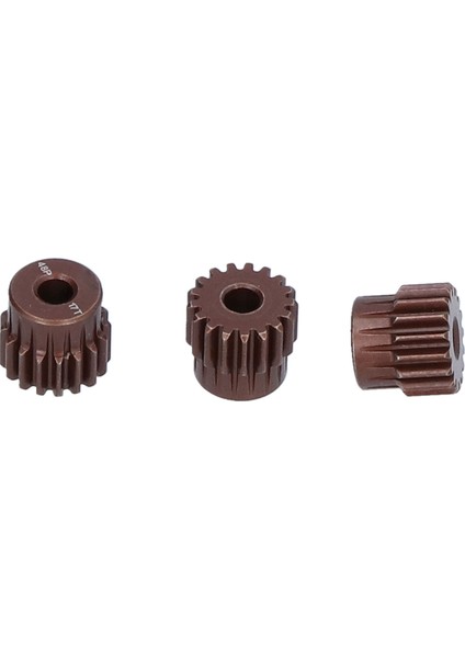 3 Adet 48DP 17T Çelik Pinyon Dişlisi 1/10 Rc Araba Için 3.175MM Şaft Fırçasız/fırçalı Motor (Yurt Dışından)