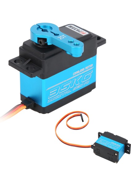 FI7635M Standart Metal Dişli Dijital Servo 35KG 1:8 1: 10 Rc Uçak Araba Parçaları (Yurt Dışından) modelleri