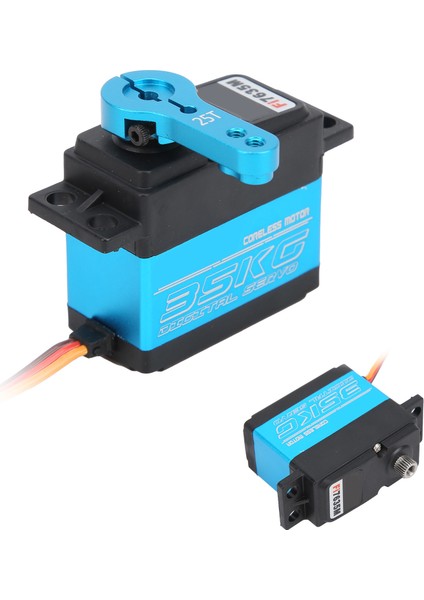 FI7635M Standart Metal Dişli Dijital Servo 35KG 1:8 1: 10 Rc Uçak Araba Parçaları (Yurt Dışından) indirimleri