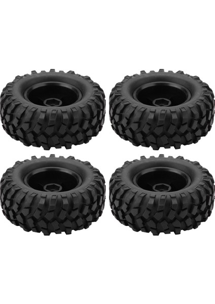 1/10 Ölçekli Rc Paletli Arazi Kamyonu Arabası Için 4 Adet 6 Delik Tekerlek Lastiği Göbekli Lastikler (Yurt Dışından) fırsatları