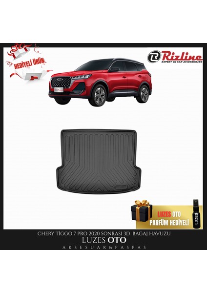 Chery Tiggo 7 Pro 3D Bagaj Havuzu 2021 Model Uyumlu