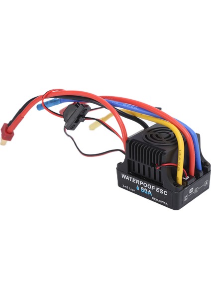 Hız Kontrol Cihazı 80A Esc Su Geçirmez Fırçasız Isı Dağıtma Esc 1/8rc Araba Için (Yurt Dışından) fiyatları
