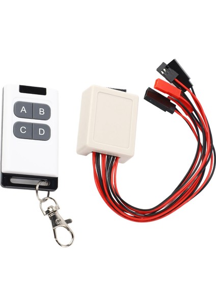 Rc Model Araba Vinç Denetleyici Evrensel Tırmanma Araba 4 K Vinç Işık Uzaktan Kumanda Kontrolörü 1/10 Rc Paletli Araçlar (Yurt Dışından)