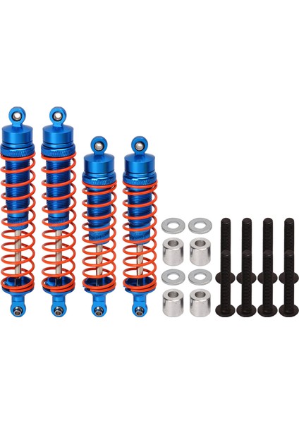 4 Adet Rc Amortisör Süspansiyon Damperleri Alüminyum Alaşımlı Damperler Traxxas Slash 1/10 Rc Kısa Kulvar Kamyon Koyu Mavi (Yurt Dışından)