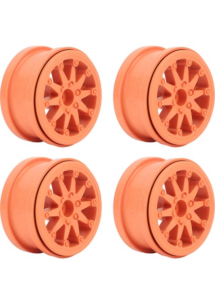4set 2.2 Inç Jant Naylon Rc Araba Jant Eksenel SCX10 Wraith RR10 1/10 Rc Arabalar Turuncu (Yurt Dışından) indirimleri