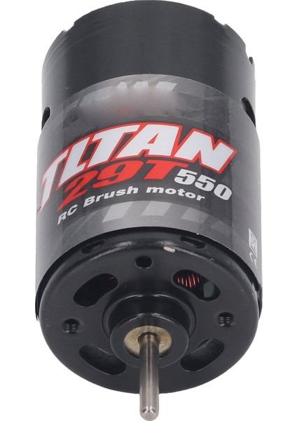 Rc Fırçalı Motor 1/3 Redüksiyon Şanzıman 550 Evrensel Fırçalı Motor Elektrikli Araba Kamyon Tekne Için 29T (Yurt Dışından)