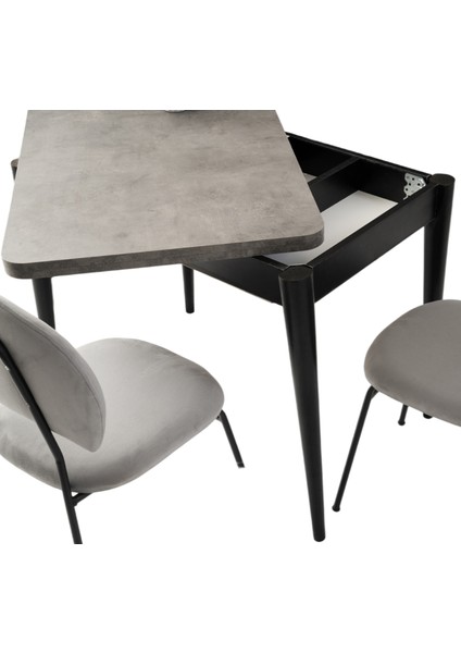 Gonca Kaşıklıklı Retro Gümüş Açılır 100X65 Masa (Açılımış Ölçüsü 100X130) fiyatları