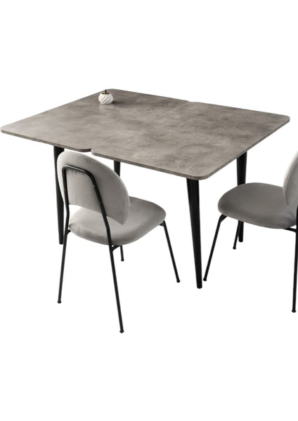 Gonca Kaşıklıklı Retro Gümüş Açılır 100X65 Masa (Açılımış Ölçüsü 100X130) fırsatları